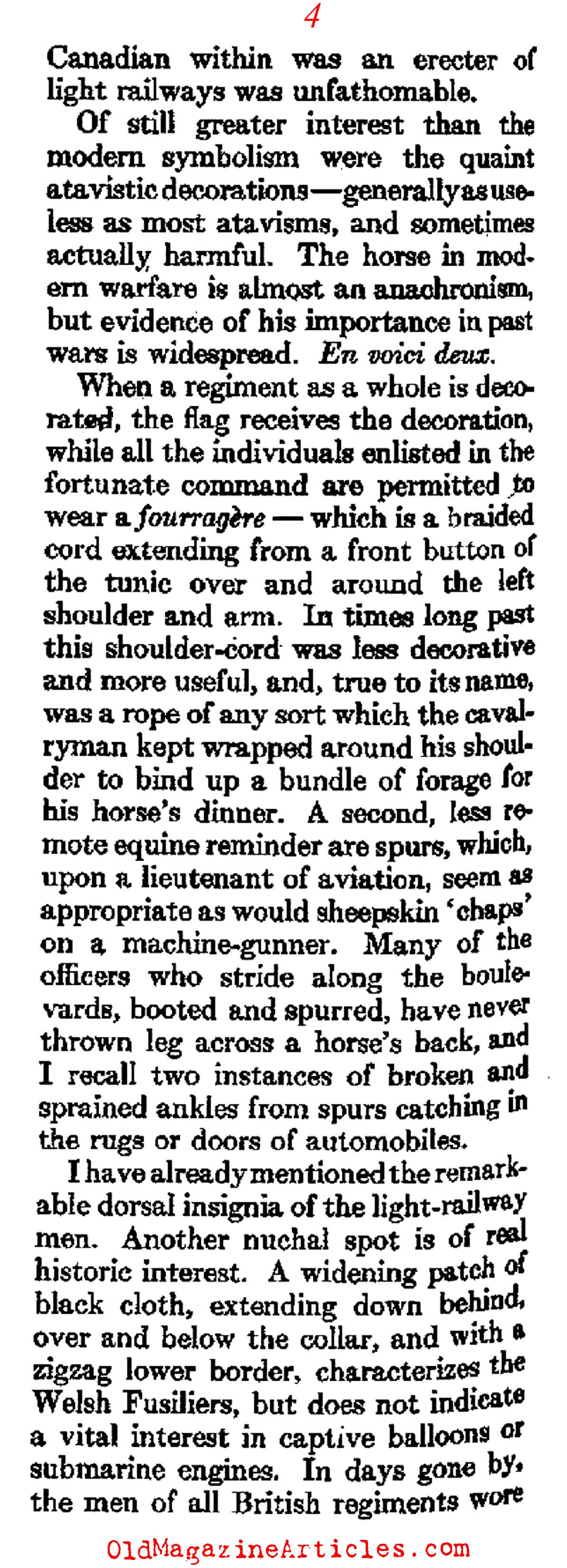 The Atmosphere of W.W. I Paris   (Atlantic Monthly, 1918) 